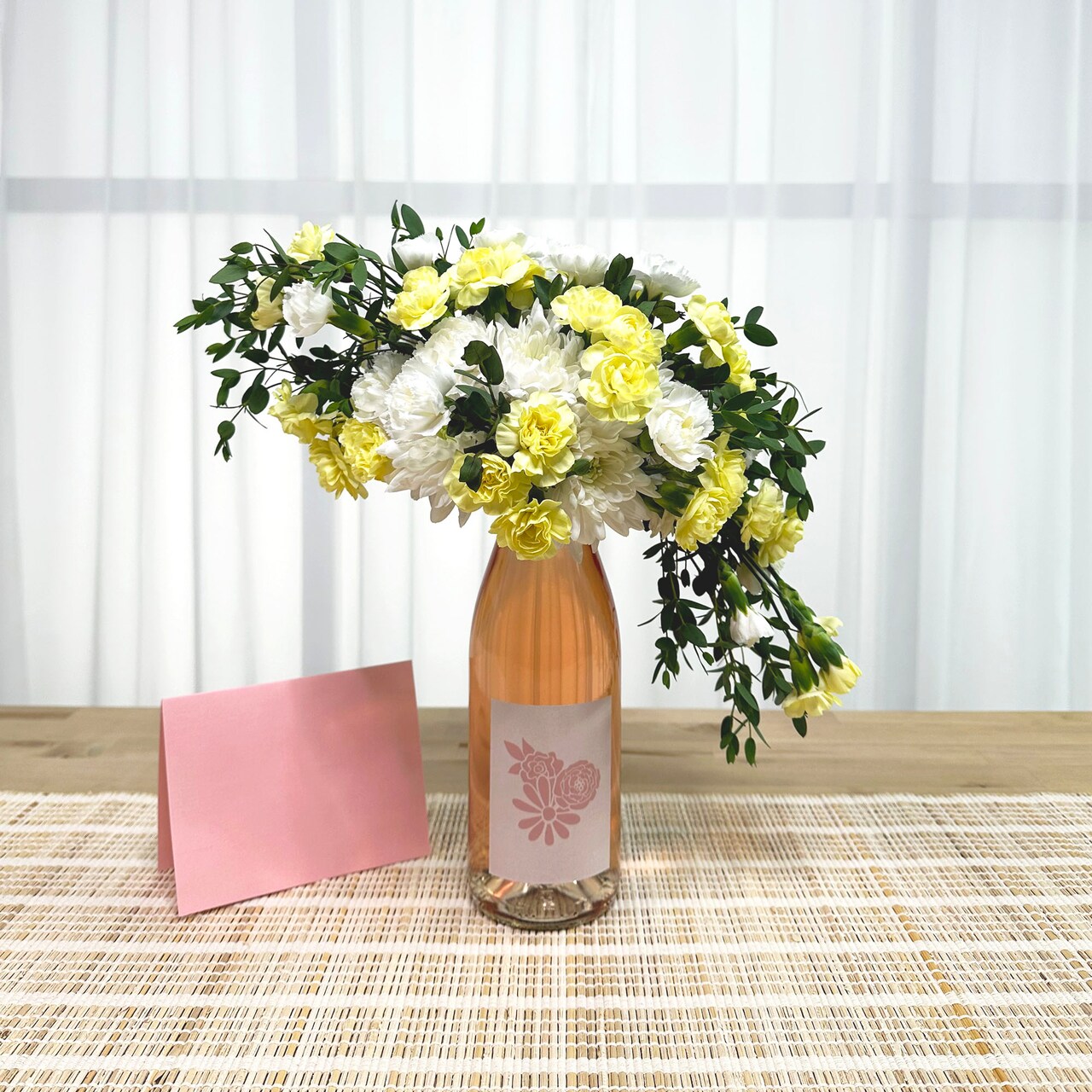 Create a FloraCheers!® Bottle Bouquet with FloraCraft®